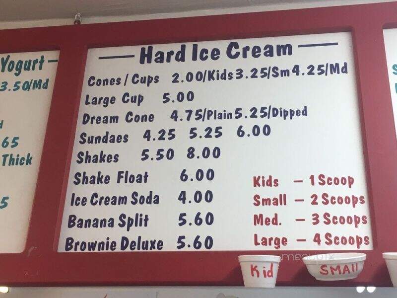 Cone Zone - West Nyack, NY menu_pic