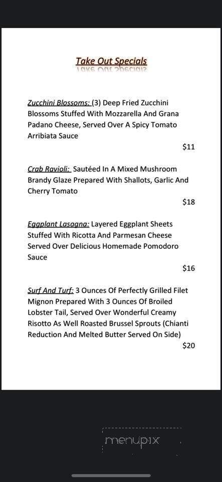La Cena Restaurant - Bensalem, PA menu_pic