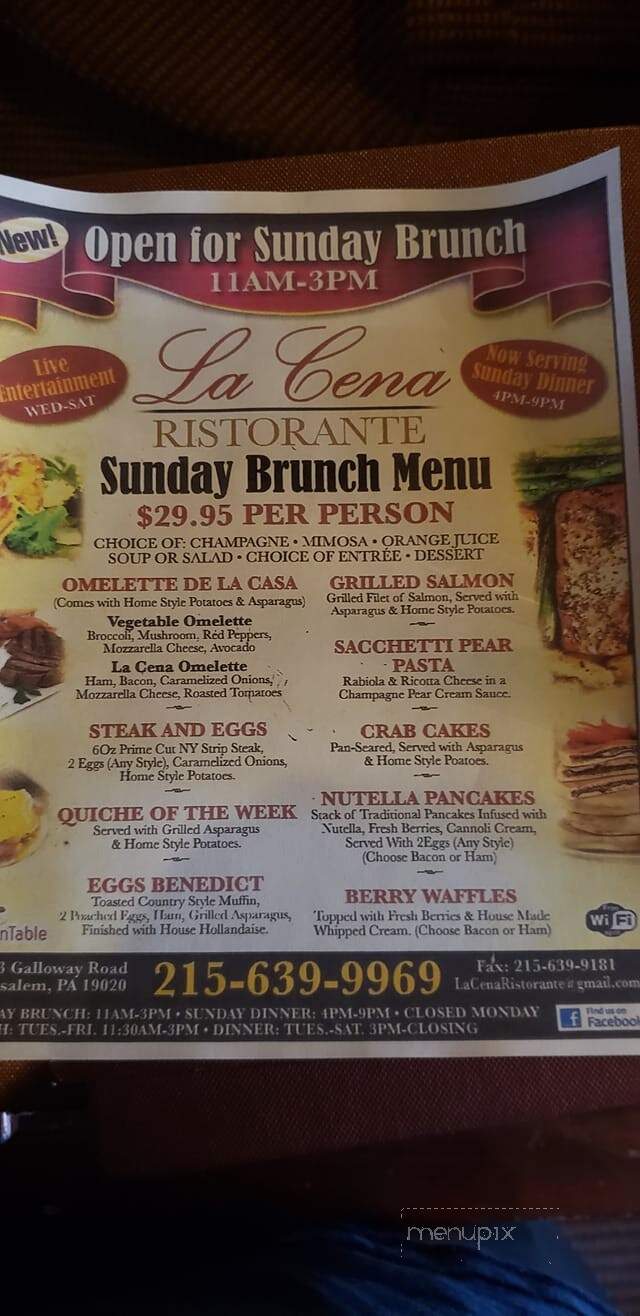 La Cena Restaurant - Bensalem, PA