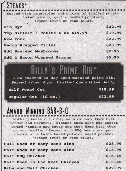 Billy McHale's Restaurant - Federal Way, WA