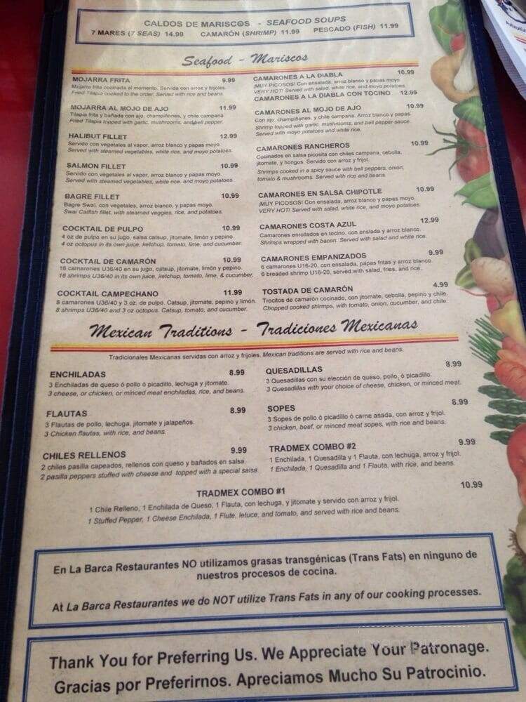 La Barca Jalisco Restaurant - Pico Rivera, CA