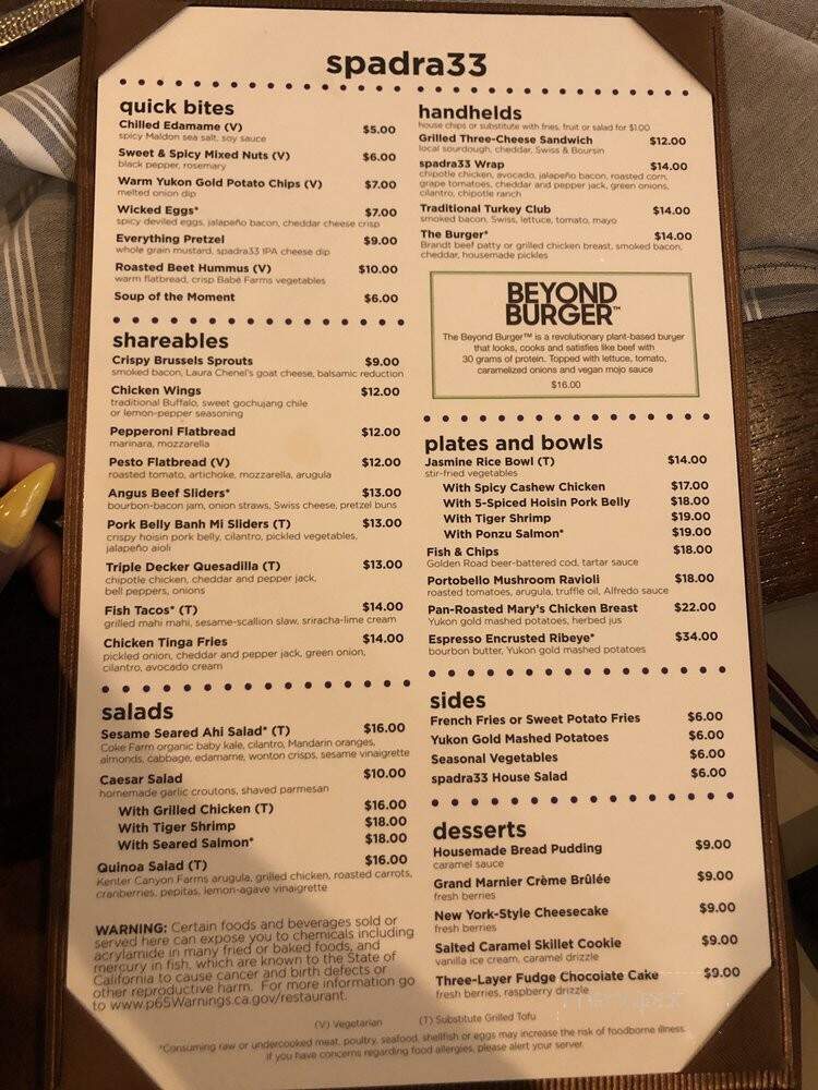 Spadra33 - Fullerton, CA menu_pic