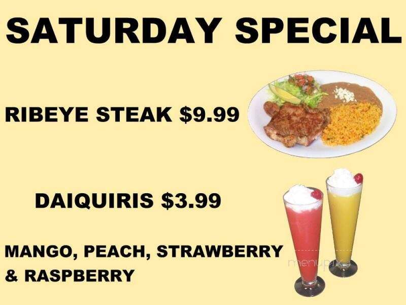 Playa Margaritas - Osceola, IA menu_pic