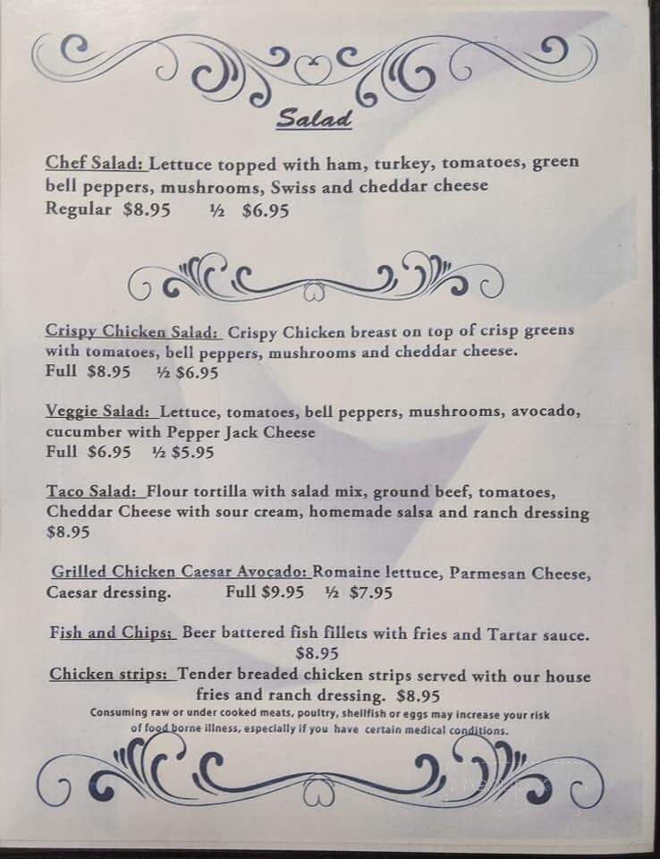 Tall Town Bakery & Cafe - Lakeview, OR menu_pic