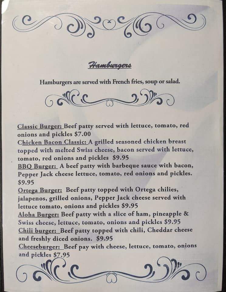 Tall Town Bakery & Cafe - Lakeview, OR menu_pic
