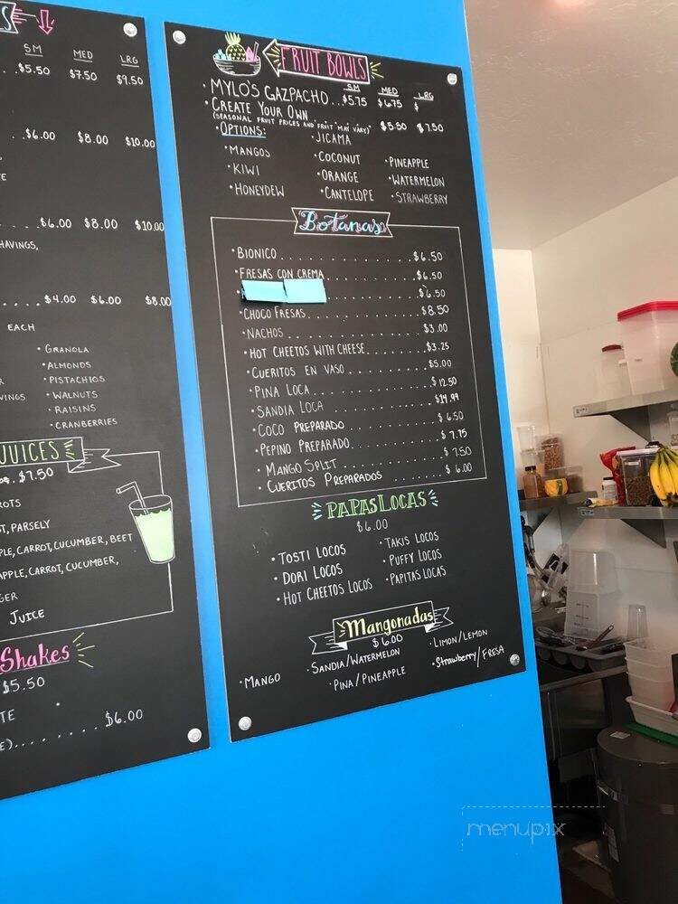 Mylo's Snacks - Dinuba, CA menu_pic