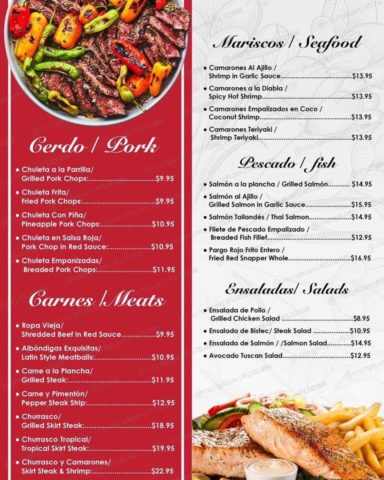Mr Exquisito Restaurant - Bloomfield, NJ menu_pic