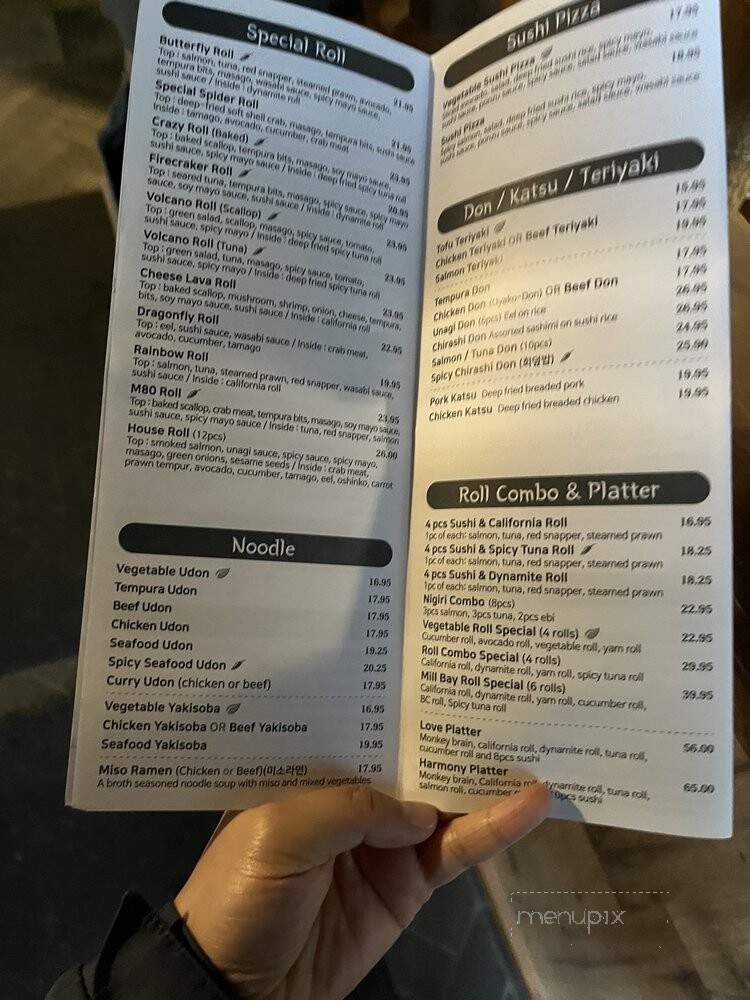 Mill Bay Sushi - Mill Bay, BC menu_pic