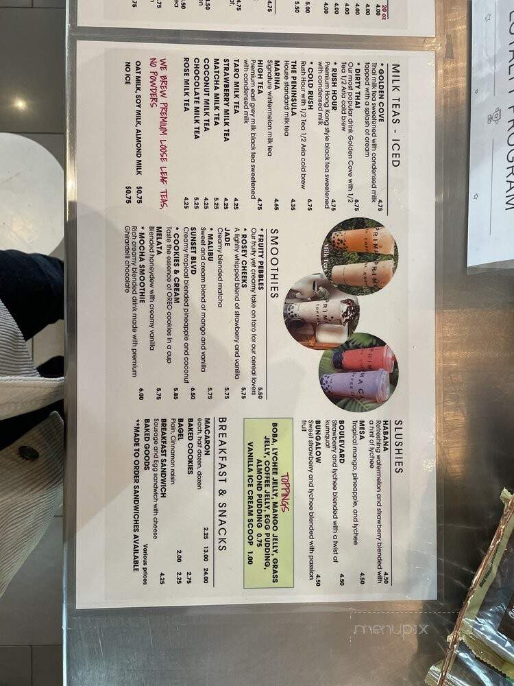 Prima Cafe - Lomita, CA menu_pic