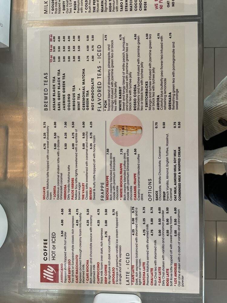 Prima Cafe - Lomita, CA menu_pic