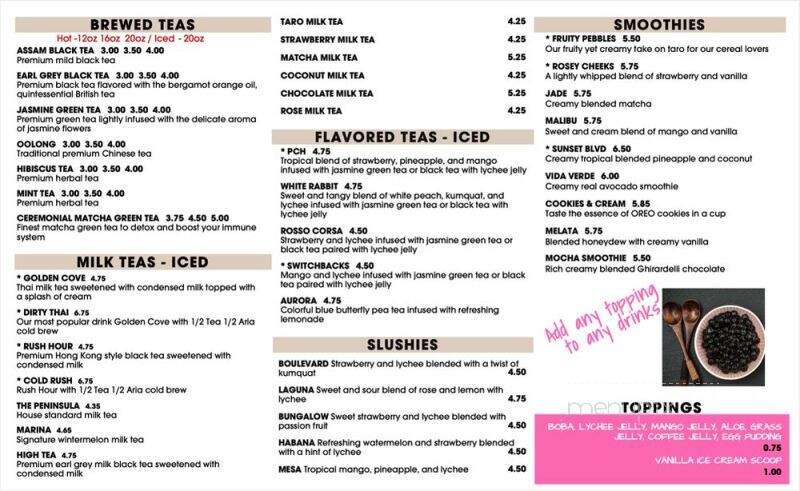 Prima Cafe - Lomita, CA menu_pic
