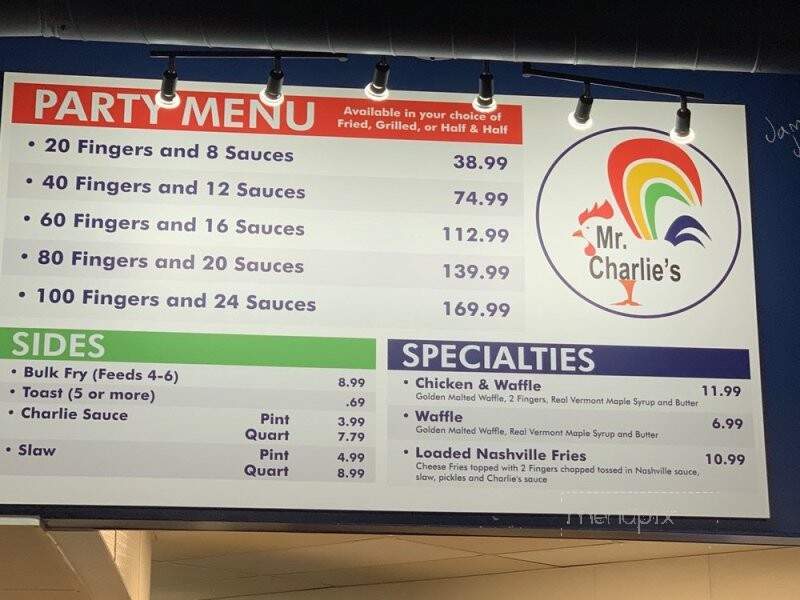 Mr Charlie's Chicken Fingers - Draper, UT menu_pic