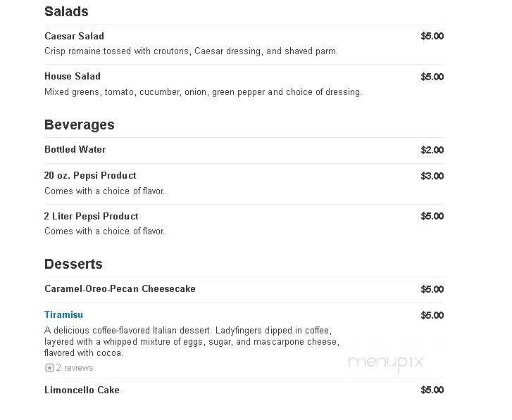 Gulf Coast Pizza - Venice, FL menu_pic
