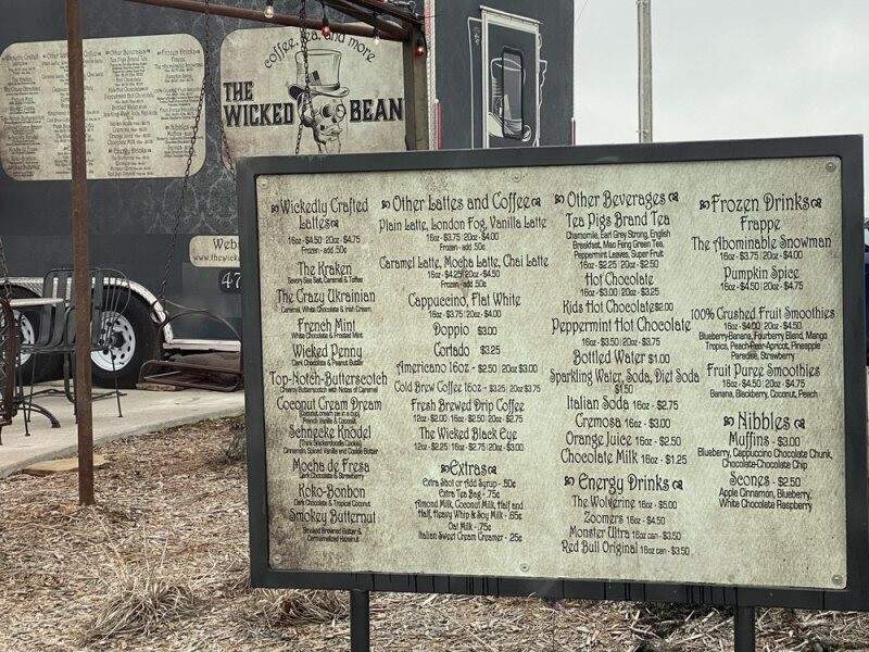 The Wicked Bean - Centerton, AR menu_pic
