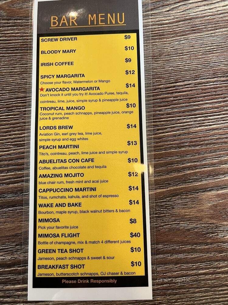 30 Brunch House - Rockwall, TX menu_pic