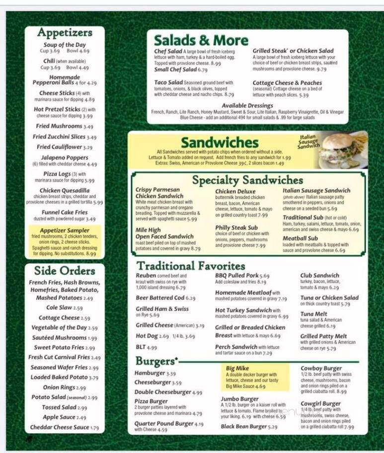Kardohely's Family Restaurant - Ashtabula, OH menu_pic