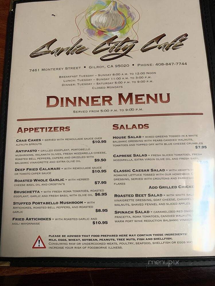 Garlic City Cafe - Gilroy, CA