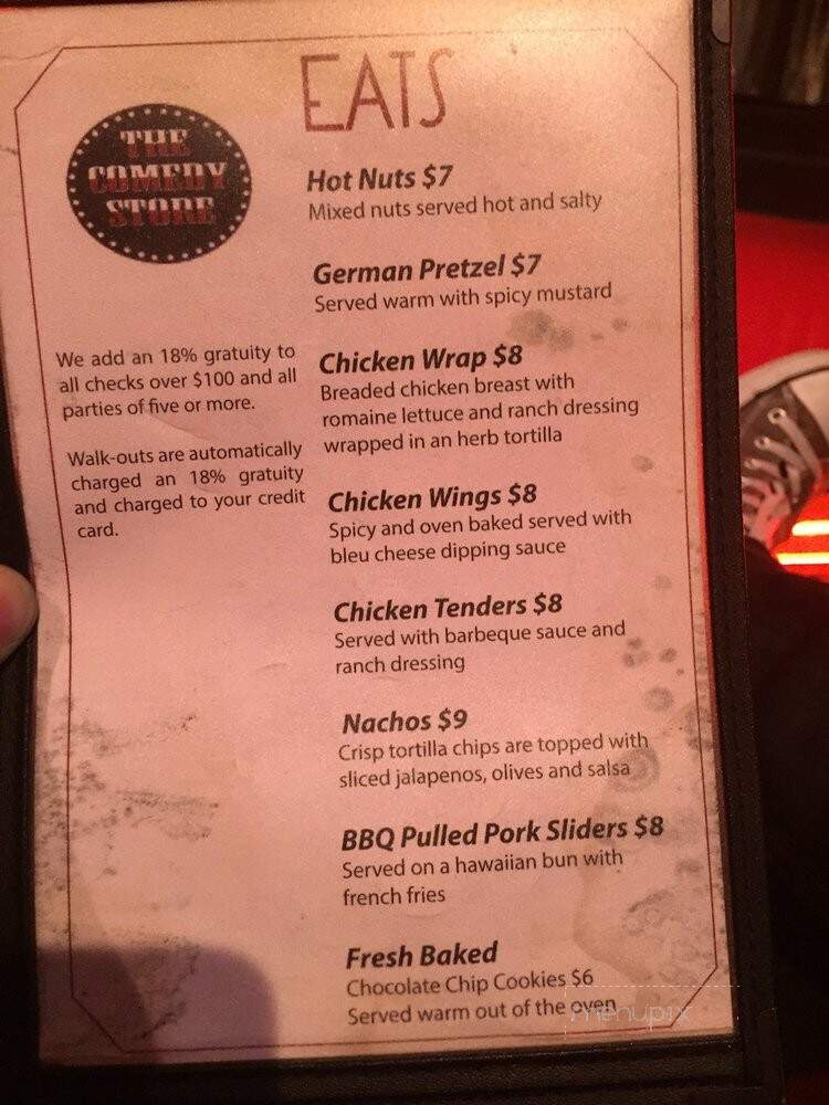 The Comedy Store - West Hollywood, CA menu_pic