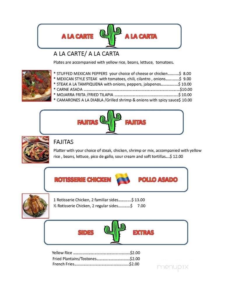 Garibaldi Authentic Mexican Cuisine - Scranton, PA menu_pic