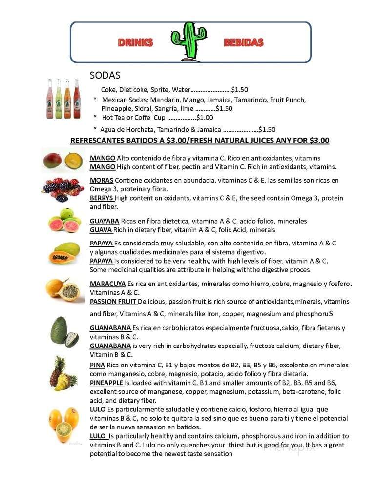 Garibaldi Authentic Mexican Cuisine - Scranton, PA menu_pic