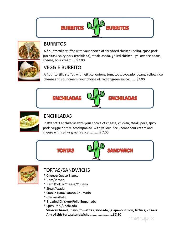 Garibaldi Authentic Mexican Cuisine - Scranton, PA menu_pic