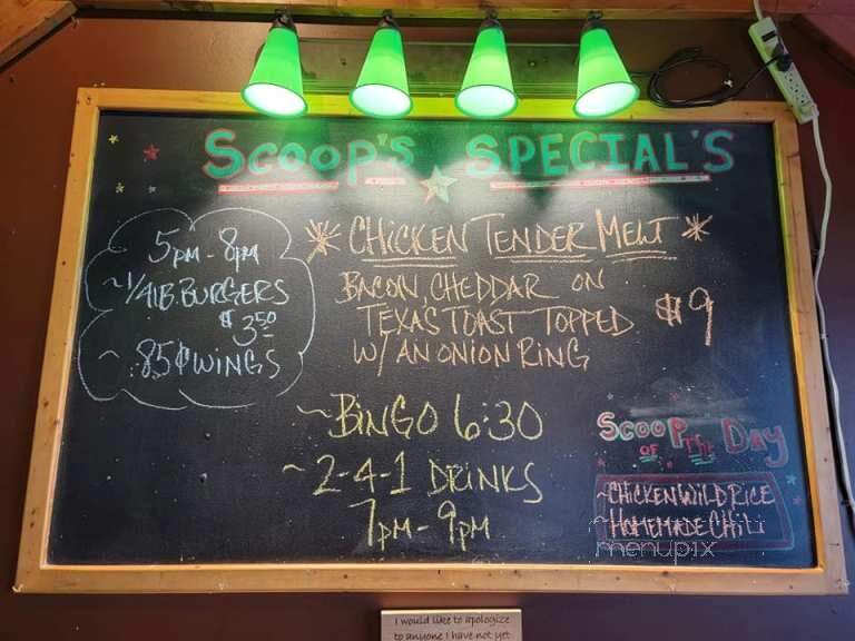 Scoop's Pub - Coon Rapids, MN menu_pic