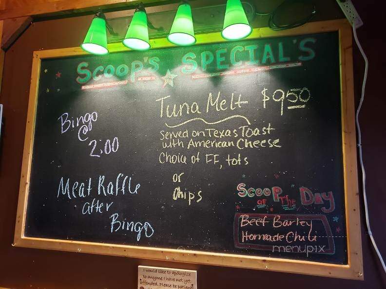 Scoop's Pub - Coon Rapids, MN menu_pic