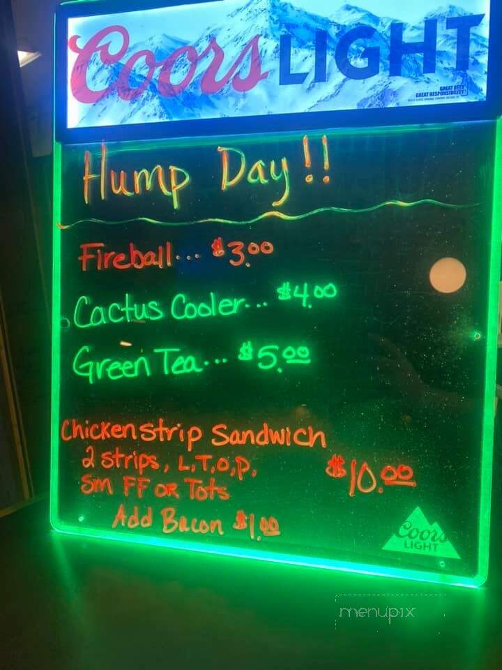 Silver Bullet Bar - Columbia Falls, MT menu_pic