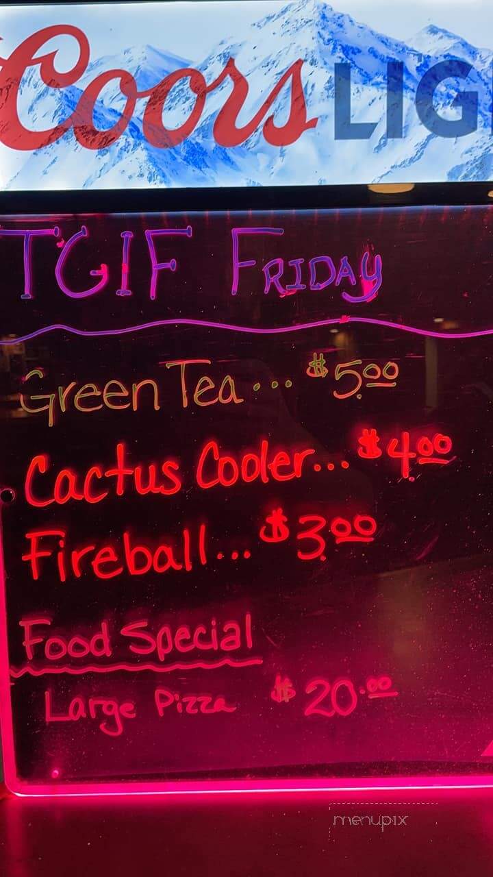 Silver Bullet Bar - Columbia Falls, MT menu_pic