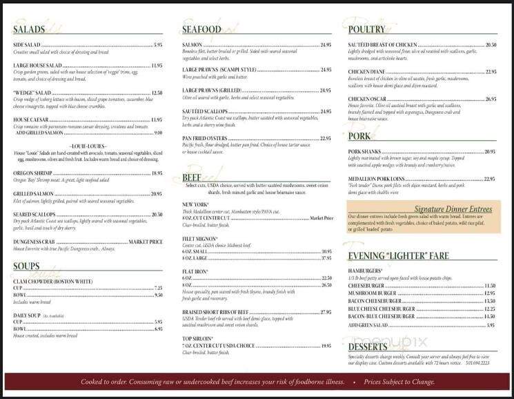 Currys Landing - Wilsonville, OR menu_pic