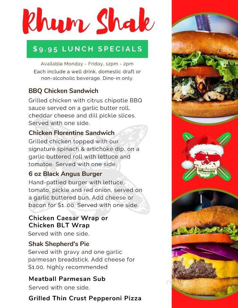 Lake Worth Rum Shack - Lake Worth, FL menu_pic