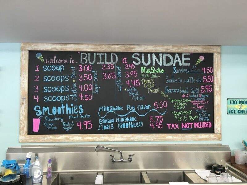 Build A Sundae - Ocean Isle Beach, NC menu_pic
