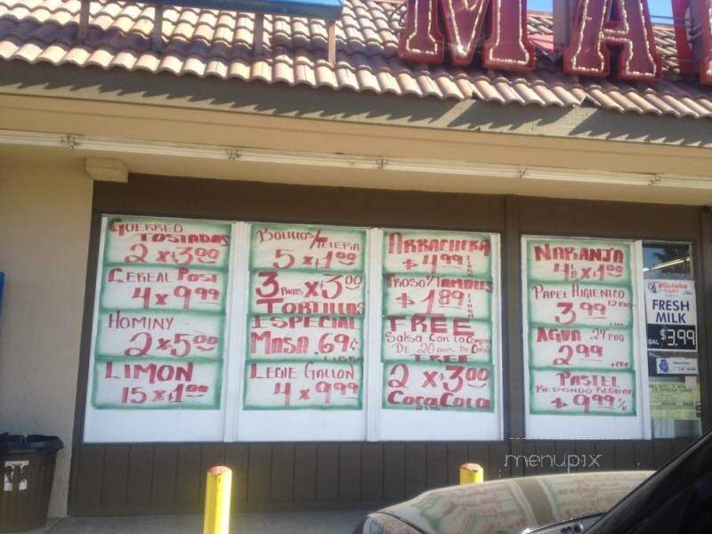 Rancho de Oro Market - Vista, CA menu_pic