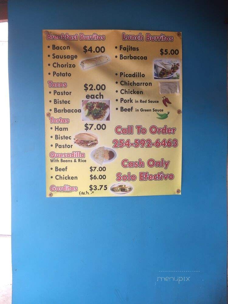 Taqueria Dos Amigos - Stephenville, TX menu_pic