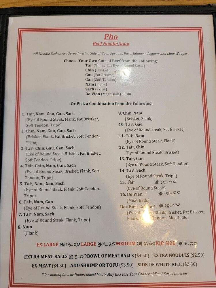 Tay DO Restaurant - Richmond, VA menu_pic