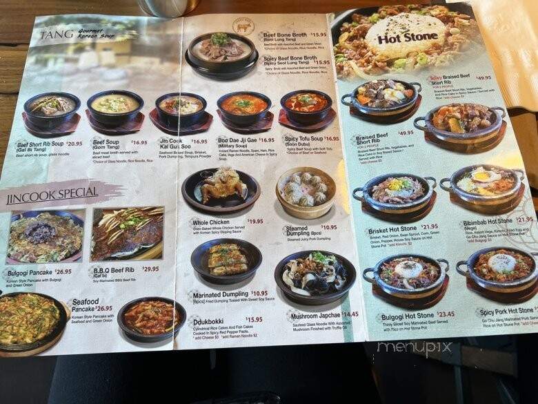Jin Cook - Buena Park, CA menu_pic