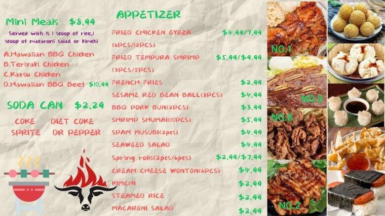 101 Grill - Santa Maria, CA menu_pic