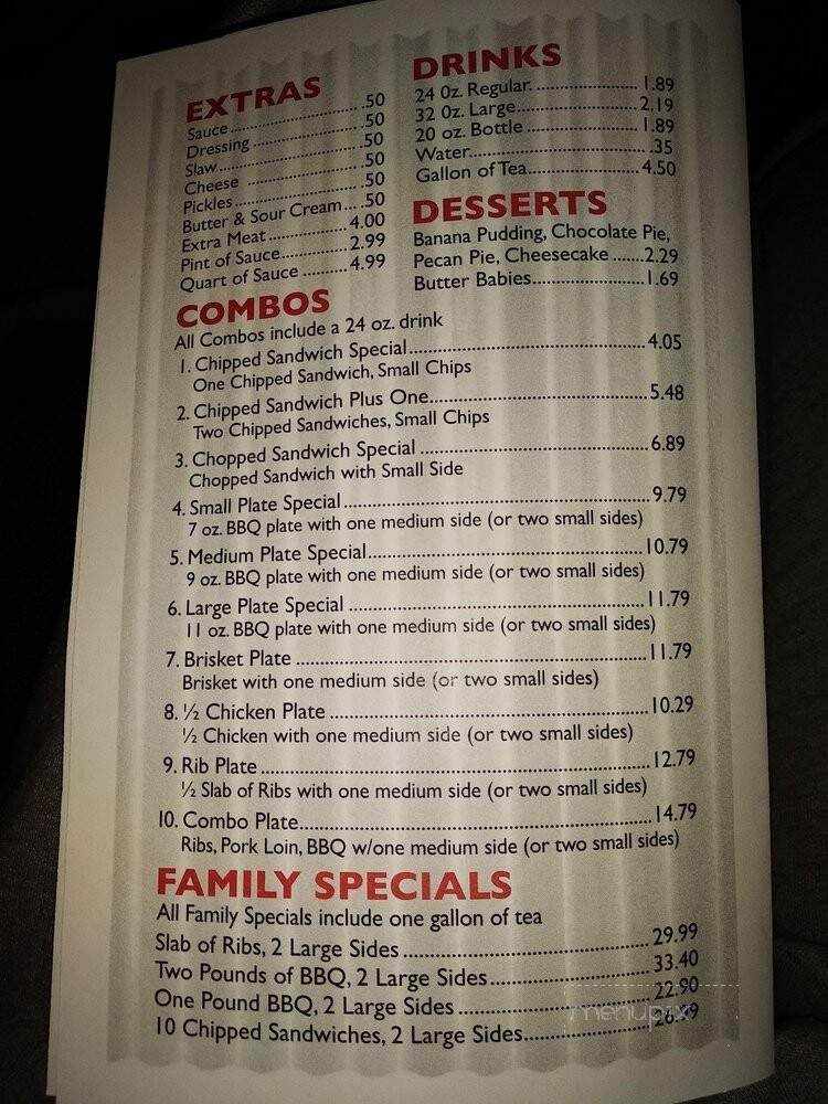 13th Street Bar-Be-Que - Columbus, GA menu_pic