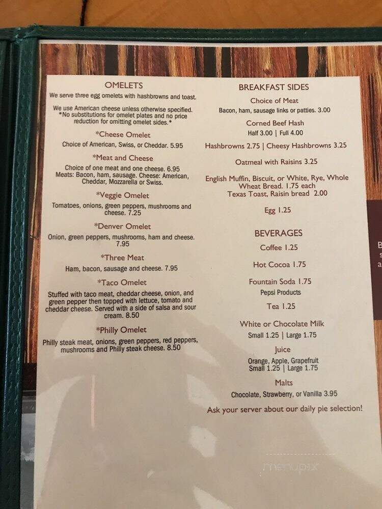 211 Club - Ladysmith, WI menu_pic