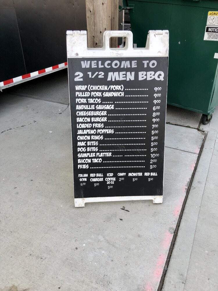 2 1/2 Men BBQ - Sultan, WA menu_pic