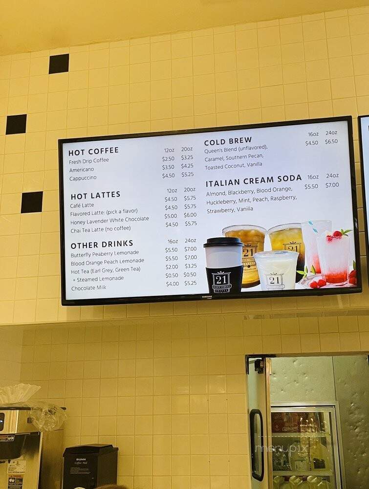 21 Queen Street Coffee - Jacksonville, FL menu_pic