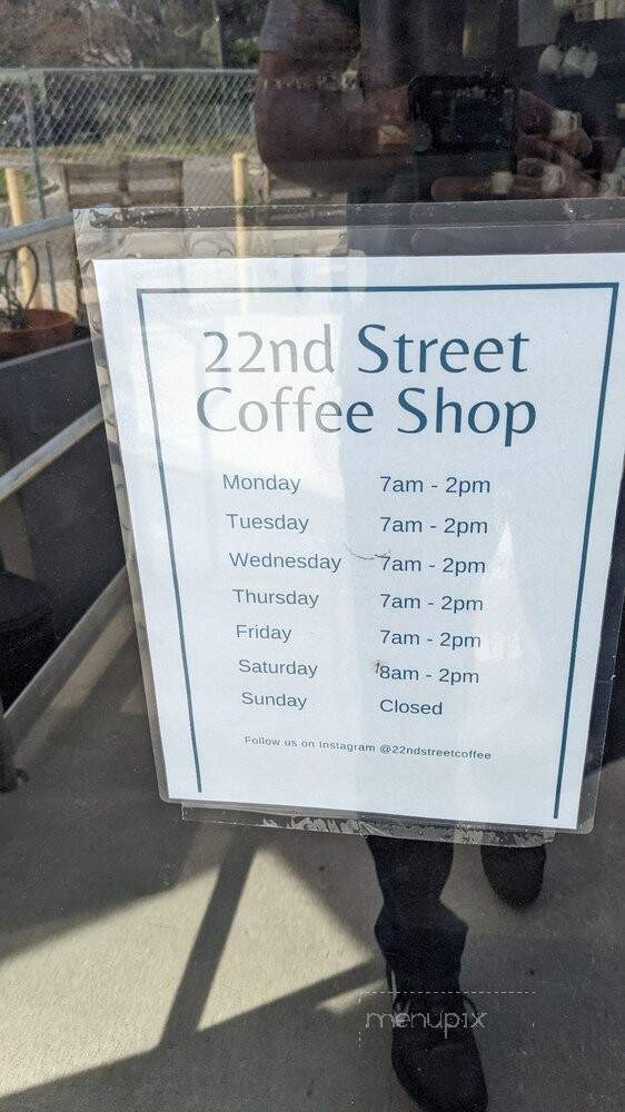 22nd Street Coffee - Tampa, FL menu_pic