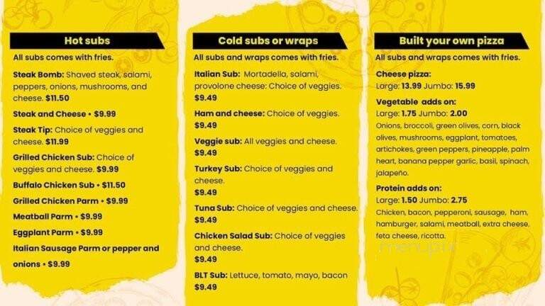 266 Pizza - Tyngsborough, MA menu_pic