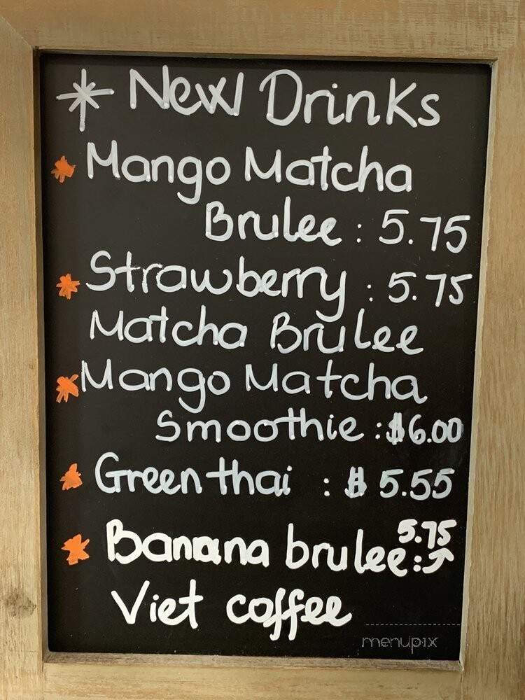 2KTea Lounge - San Jose, CA menu_pic