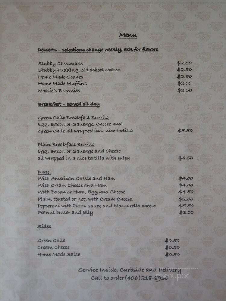 32 Cuppa Java - Pablo, MT menu_pic