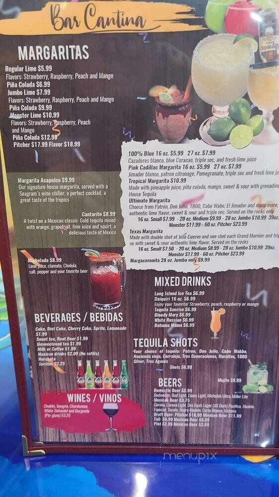 3 Agaves - Indianapolis, IN menu_pic