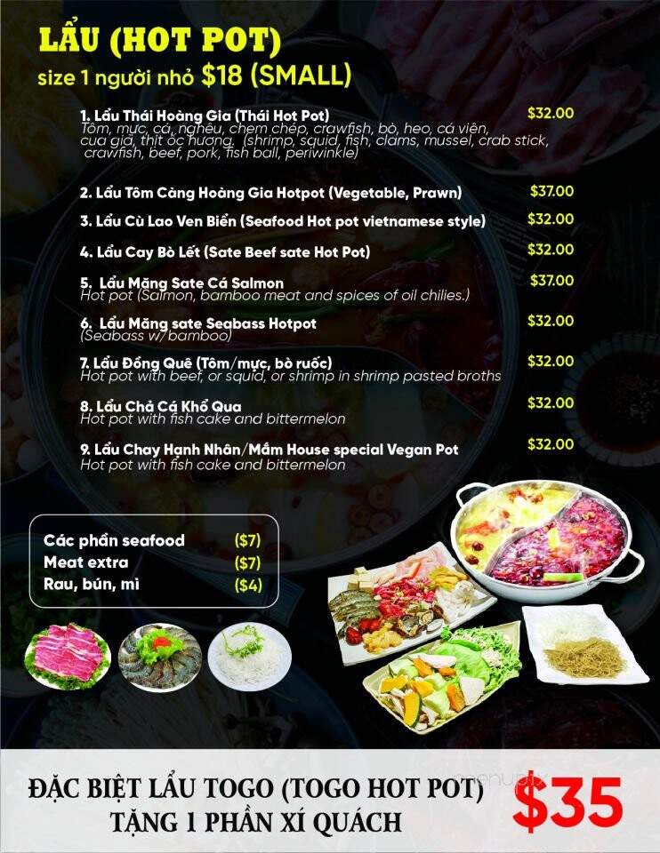405 Noodle Pot - Westminster, CA menu_pic