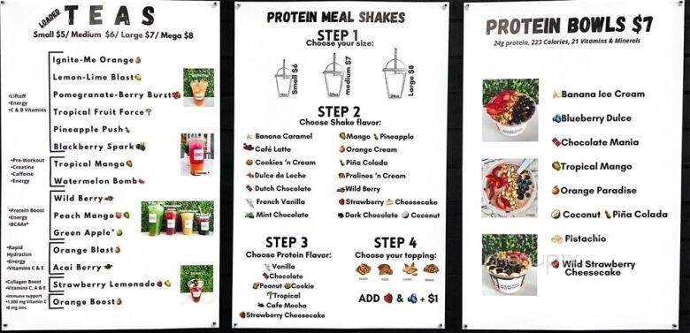 505 Active Nutrition - Albuquerque, NM menu_pic