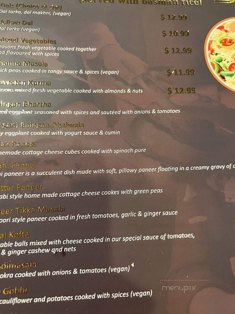 5 Star Indian Cuisine - Indianapolis, IN menu_pic