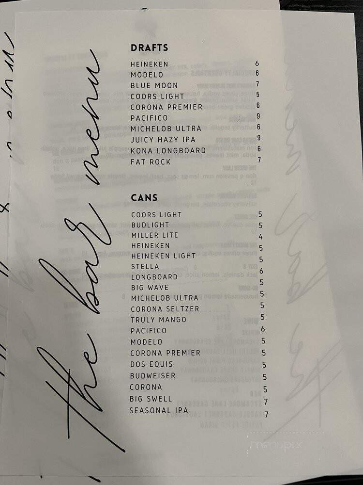 604 Clubhouse - Mililani, HI menu_pic